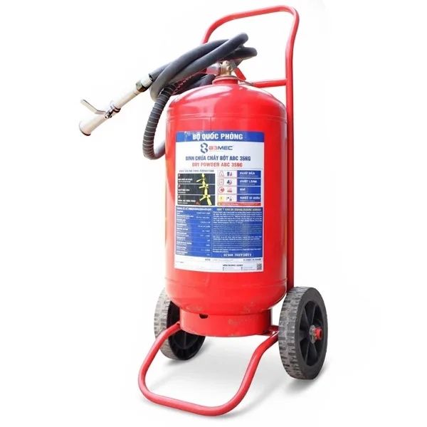 Bình chữa cháy xe đẩy bột ABC 35kg 83MEC