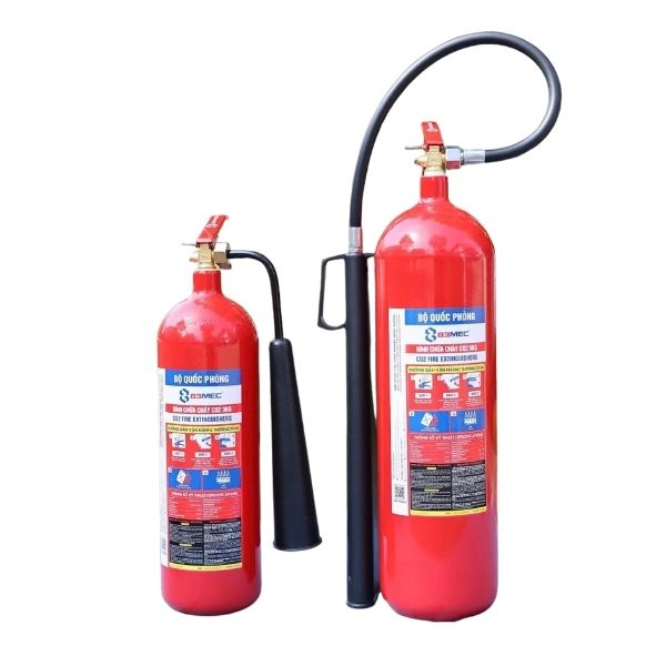 Bình chữa cháy khí CO2 3kg BQP 83MEC ( BỘ QUỐC PHÒNG)